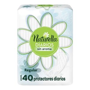 Toallas Femeninas Naturella Diarios Sin Aroma 40 Unidades para tu Comodidad