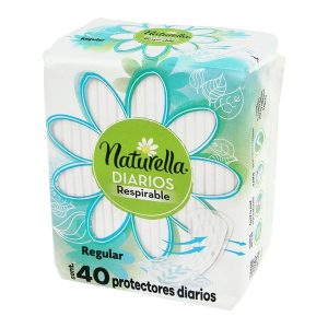 Toallas Femeninas Naturella Diarios Respirable 40 Unidades para tu Comodidad