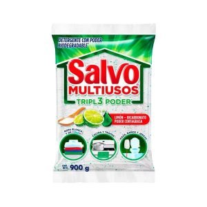 Detergente Salvo Multiusos Limón y Bicarbonato 900 g para Limpieza Profunda