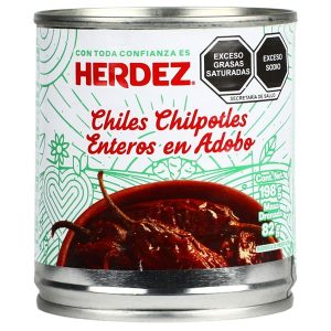 Chiles Herdez Chilpotles Enteros en Adobo 198 g Sabor Auténtico Mexicano