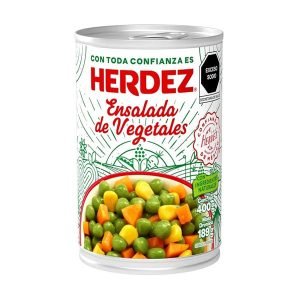 Ensalada de Vegetales Herdez en Conserva 400 g Sabor Fresco y Saludable
