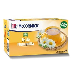 Té de Manzanilla McCormick 100 Unidades para Relajación y Bienestar Natural