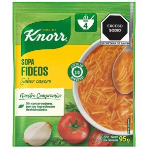 Sopa de Pasta Knorr Fideo 95 g: Rápida y Deliciosa para Toda la Familia