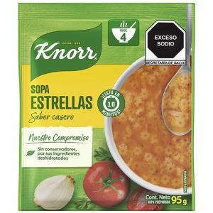 Sopa de Pasta Knorr Estrellitas 95 g: Sabor Divertido y Nutritivo