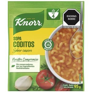 Sopa de Pasta Knorr Coditos 95 g: Rápida y Deliciosa