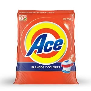 Detergente Ace Regular Polvo 250 g: Limpieza Profunda y Frescura