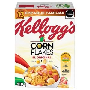 Cereal Kelloggs Corn Flakes Original 410 g: Desayuno Nutritivo y Delicioso