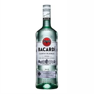Ron Bacardi Blanco 980 ml Ideal para Cócteles y Celebraciones
