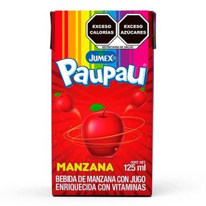 Bebida Pau Pau Mini Manzana 125 ml Refrescante y Natural