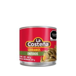 Chiles La Costeña Serranos 380 g Sabor Auténtico para tus Platillos