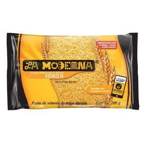 Sopa de Pasta La Moderna Fideo 200 g: Rápida y Deliciosa