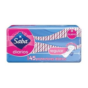 Pantiprotectores Saba Diarios Regular 50 Unidades para Comodidad y Protección Diaria
