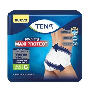 Pañales Desechables Tena Pants Grande 10 Unidades para Mayor Comodidad y Protección