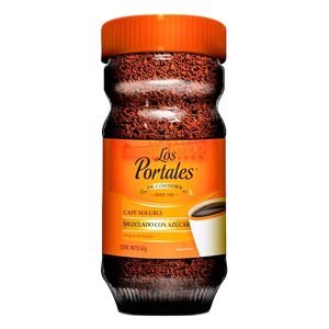 Café Los Portales con Azúcar Soluble 45 g para un Sabor Irresistible