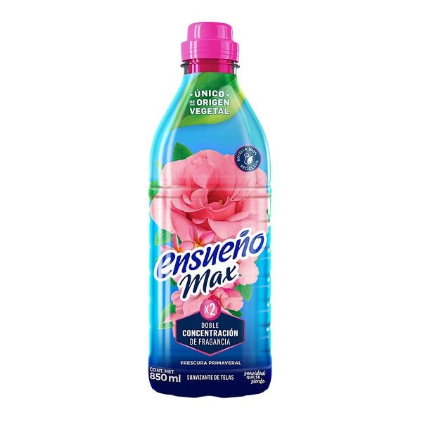Suavizante Ensueño Frescura Primaveral 850 ml para Ropa Suave y Fragante
