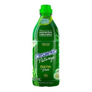 Suavizante para Ropa Ensueño Naturals Pepino y Bambú 850 ml