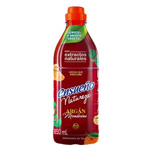 Suavizante Ensueño Natureza con Argán y Mandarina 850 ml para Ropa Suave y Fresca