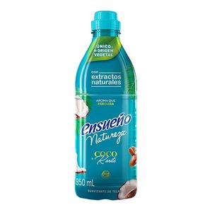 Suavizante Ensueño Natureza Coco Karité 850 ml para Ropa Suave y Fresca