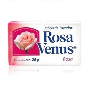 Jabón Tocador Rosa Venus 25 g para una Piel Suave y Fresca
