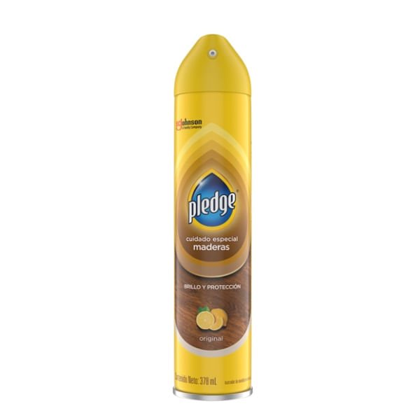 Limpiador Pledge Aerosol para Maderas 333 g Brillo y Protección