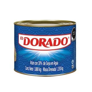 Atún El Dorado en Agua 1880 g Nutritivo y Suave para tu Dieta Saludable