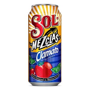 Cerveza Sol con Clamato Lata 473 ml Sabor Único y Refrescante