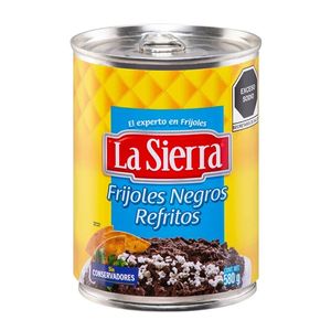 Frijoles La Sierra Refritos Negros 580 g Auténtico Sabor Mexicano