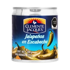 Chiles Jalapeños Enteros Clemente Jacques 220 g Sabor Auténtico