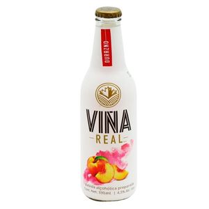 Bebida Preparada Vino Viña Real Durazno 330 ml Sabor Delicioso