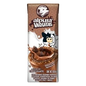 Leche Alpura Vaquitas ChocoPower 200 ml Sabor Chocolate Nutritivo