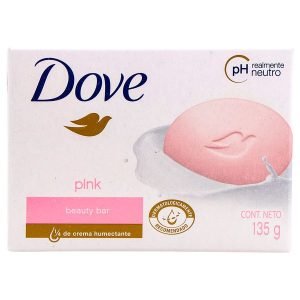 Jabón Dove Rosa 135 g para una Piel Suave y Radiante
