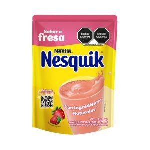 Modificador de Leche Nesquik Fresa 357 g para Disfrutar en Familia