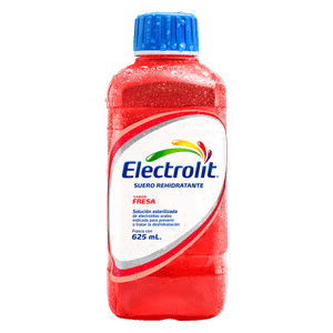 Suero Electrolit de Fresa 630 ml para Hidratación y Reposición de Electrolitos