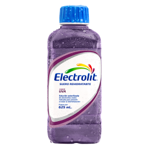 Suero Electrolit Uva 625 ml para Hidratación y Reposición de Electrolitos