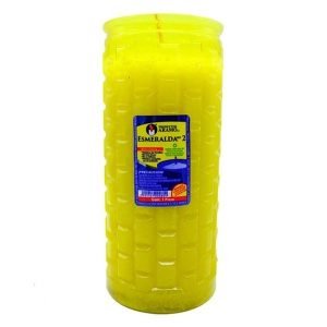 Veladora Ecológica Esmeralda No.2 Sostenible y Elegante para tu Hogar