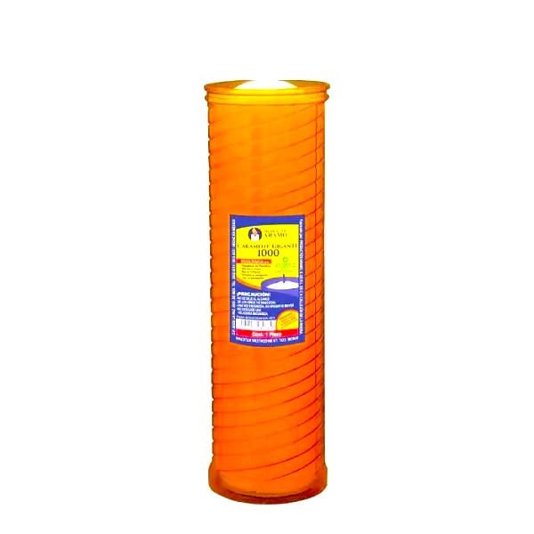 Veladora Ecológica Caramelo Gigante No. 1000 para Aromaterapia