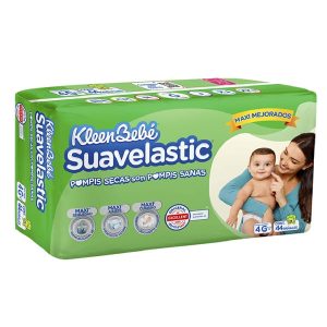 Pañales Desechables Kleen Bebe Suavelastic Grande 44 Unidades para la Comodidad de tu Bebé