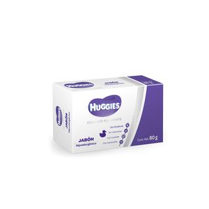 Jabón Huggies Bebé Relajante 80 g para Cuidado Suave de la Piel