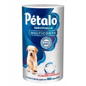 Servitoalla Pétalo 180 Hojas Alta Absorción para Limpieza Eficaz
