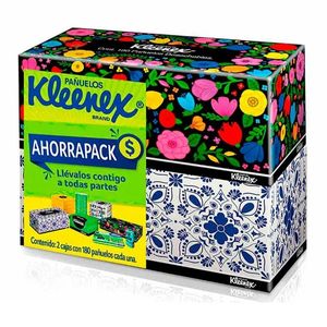 Pañuelo Kleenex Surtido 180 Unidades para Uso Diario y Limpieza