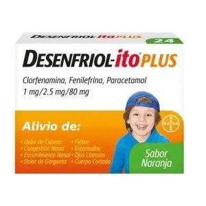 Desenfriol-Ito Plus TACH 24 Uni Alivio Rápido Resfriados y Gripe