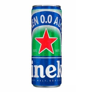 Cerveza Heineken Sin Alcohol Lata 355 ml Sabor Auténtico y Refrescante