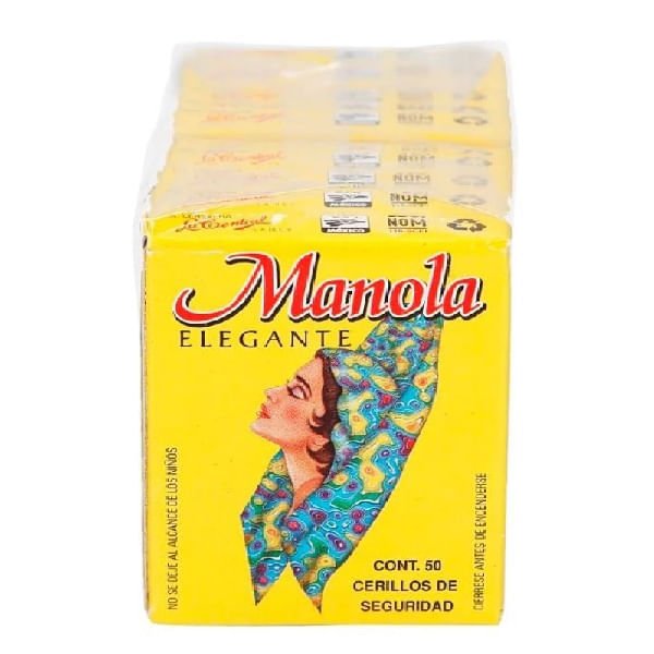 Cerillos Manola 10/50 Uni para Encender Fuegos Rápido y Seguro