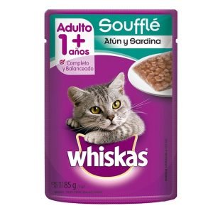 Alimento Húmedo Whiskas Jelly Atún y Sardina 85 g para Gatos