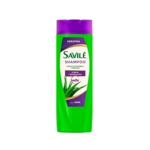 Shampoo Savile Lisos con Keratina 180 ml para un Cabello Lacio y Brillante