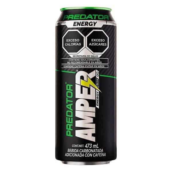 Bebida Energética Amper Energy Predator 473 ml para Energía Instantánea