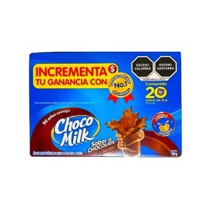 Chocolate Choco Milk en Polvo 18 g Paquete de 20 Unidades