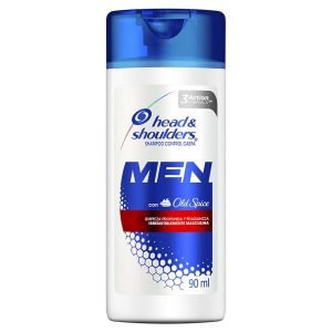 Shampoo Head & Shoulders Men con Old Spice 90 ml para un cabello fresco y libre de caspa