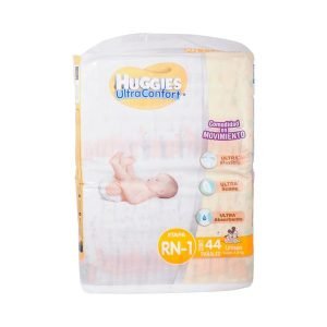 Pañales Desechables Huggies Ultra Confort para Recién Nacidos 44 Unidades