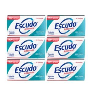 Jabón Antibacterial Escudo para Tocador 150 g Protección y Frescura